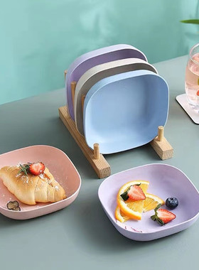 骨碟吐骨头盘子中式零食小碟子咸菜碟塑料蛋糕碟餐桌垃圾盘