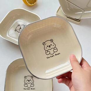 家用吐骨碟塑料吐骨头盘碟食品级残渣碟子餐桌垃圾渣盘吐骨盘新款