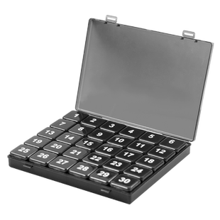 药品分装盒一个月三十一天吃药药盒30天分药盒子老年人三十天31小