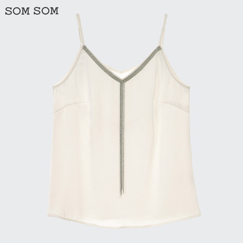 雪纺小吊带背心女士春秋配衬衫西装内搭无袖打底上衣