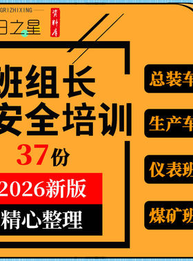 煤矿生产企业公司工厂车间班组长质量管理能力意识安全生产培训