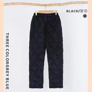 东北奶奶棉裤防寒高腰深裆老太太加厚法兰绒夹棉睡裤女老人冬季裤