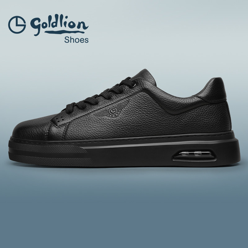 Goldlion/金利来系带护脚鹿皮鞋