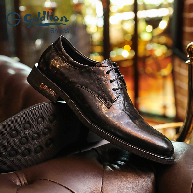 男鞋真皮商务皮鞋男新郎结婚正装