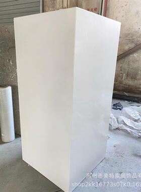 现代简约人造大理石底座基座落地雕塑摆台客厅酒店摆件装饰品