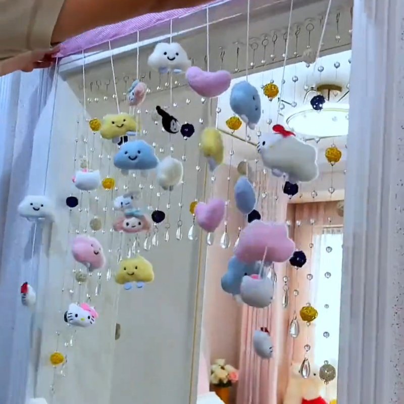hellokitty门帘家用可爱挂帘卧室挂帘隔断门帘卡通女孩子房门装饰