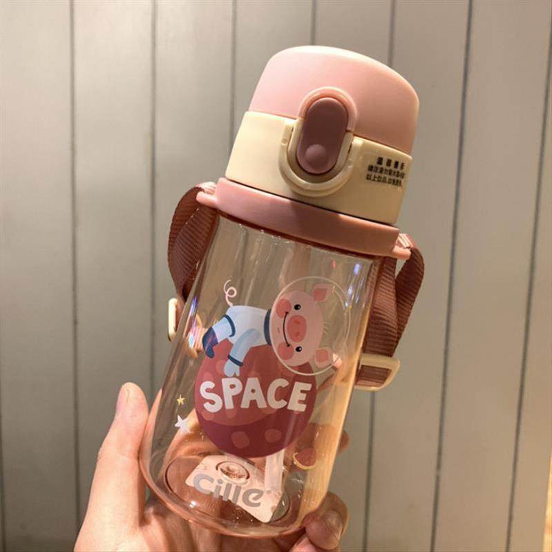 儿童外出水杯便携玻璃户外防漏水瓶卡通小朋友的杯子水杯女带吸管|ruв категории посуда, кубок/кубок/чайник, пипетка кубок - от Buy2taobao.com для оказания профессиональной услуги покупки агента Taobao