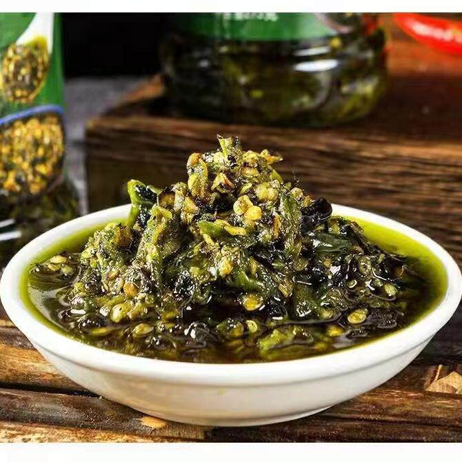 简大嫂烧椒酱下饭菜小面调料拌饭酱调味酱虎皮青椒酱下饭神器