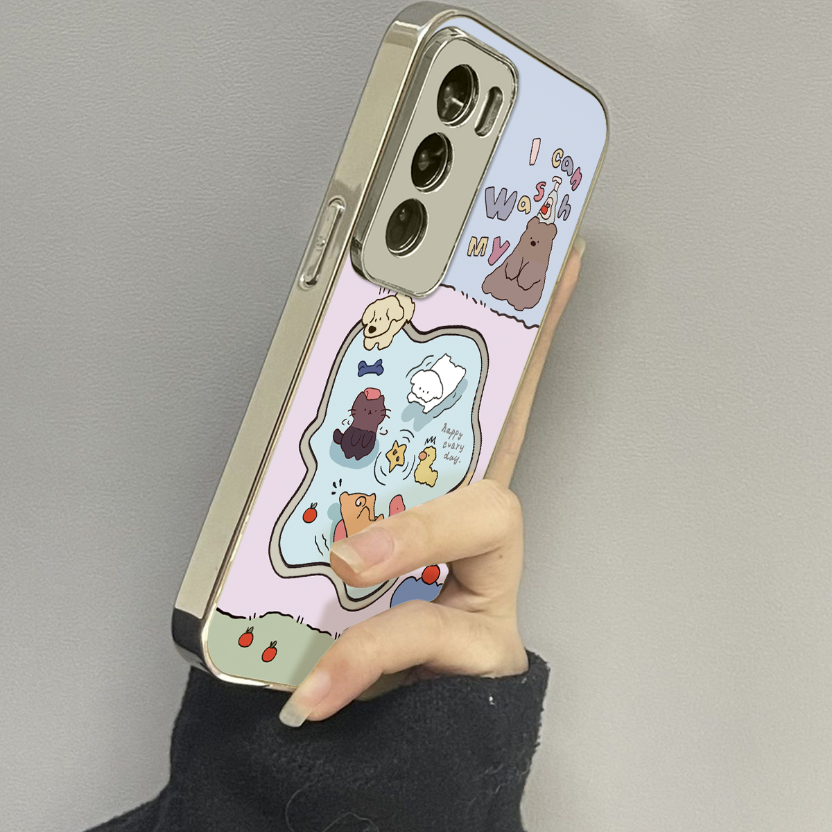 opporeno12镜面新款手机壳