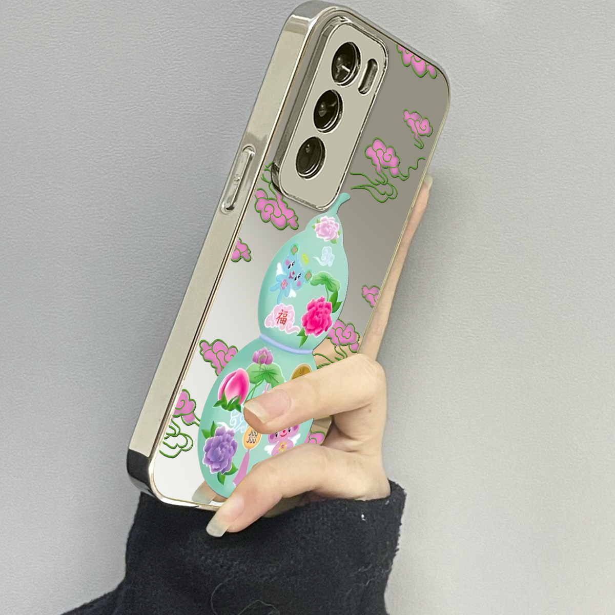 opporeno12镜面新款手机壳