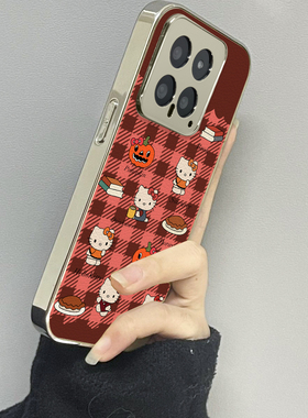 红色kt猫适用小米15手机壳14ultra新款12x13pro男10s女款红米k80k60k50k40情侣k70e至尊版turbo3套note11pro+