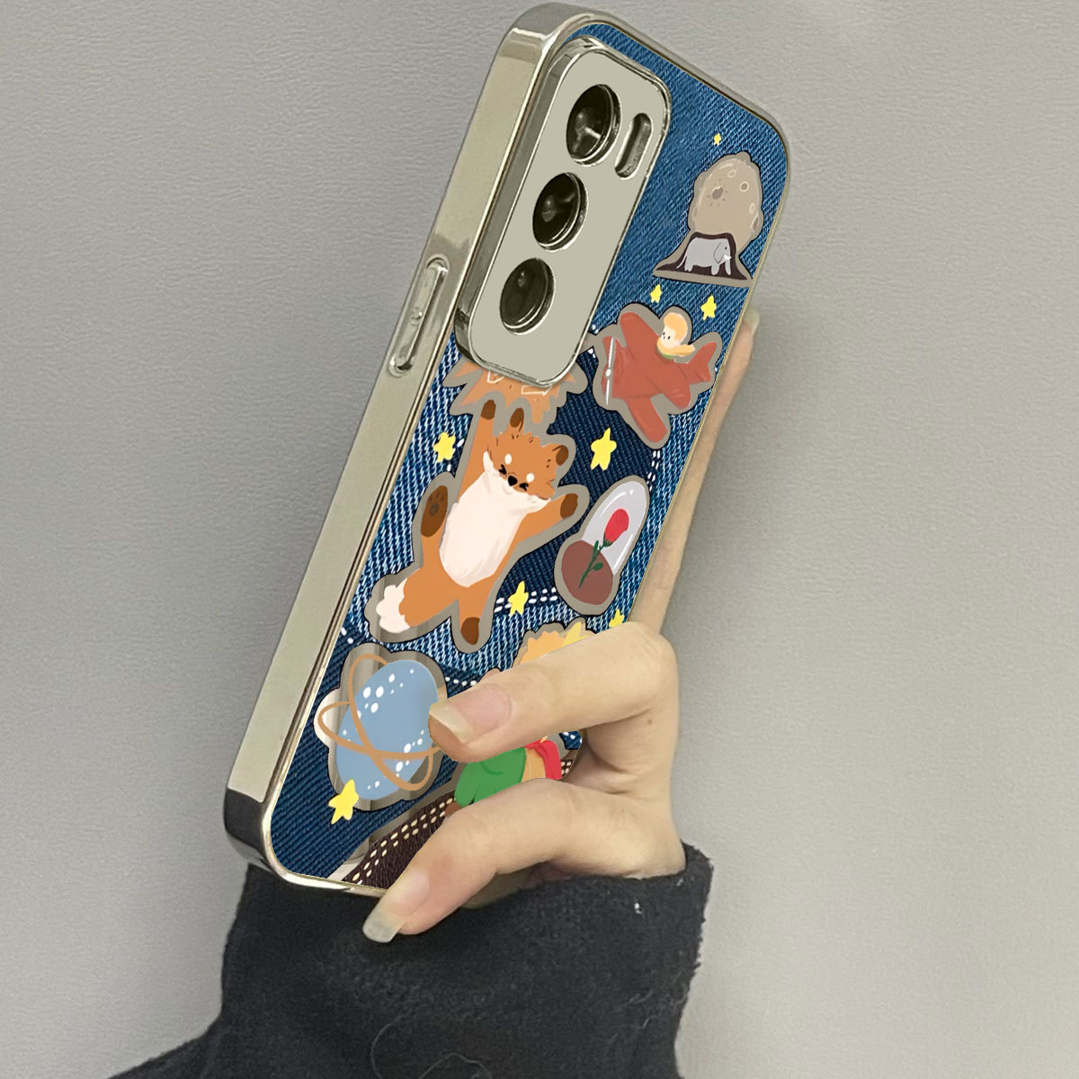 opporeno12手机壳镜面新款