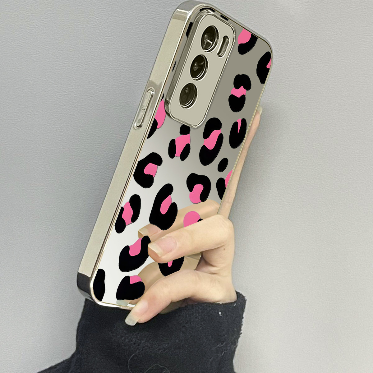 opporeno12手机壳镜面新款