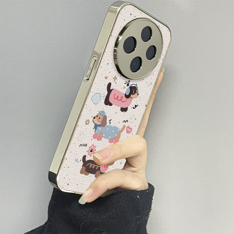 耳机小狗适用oppoa6pro手机壳a3a5新款a2a1a55a56a57a58a72a93防摔a53s男一加ace5女款2v13情侣oneplus12套11