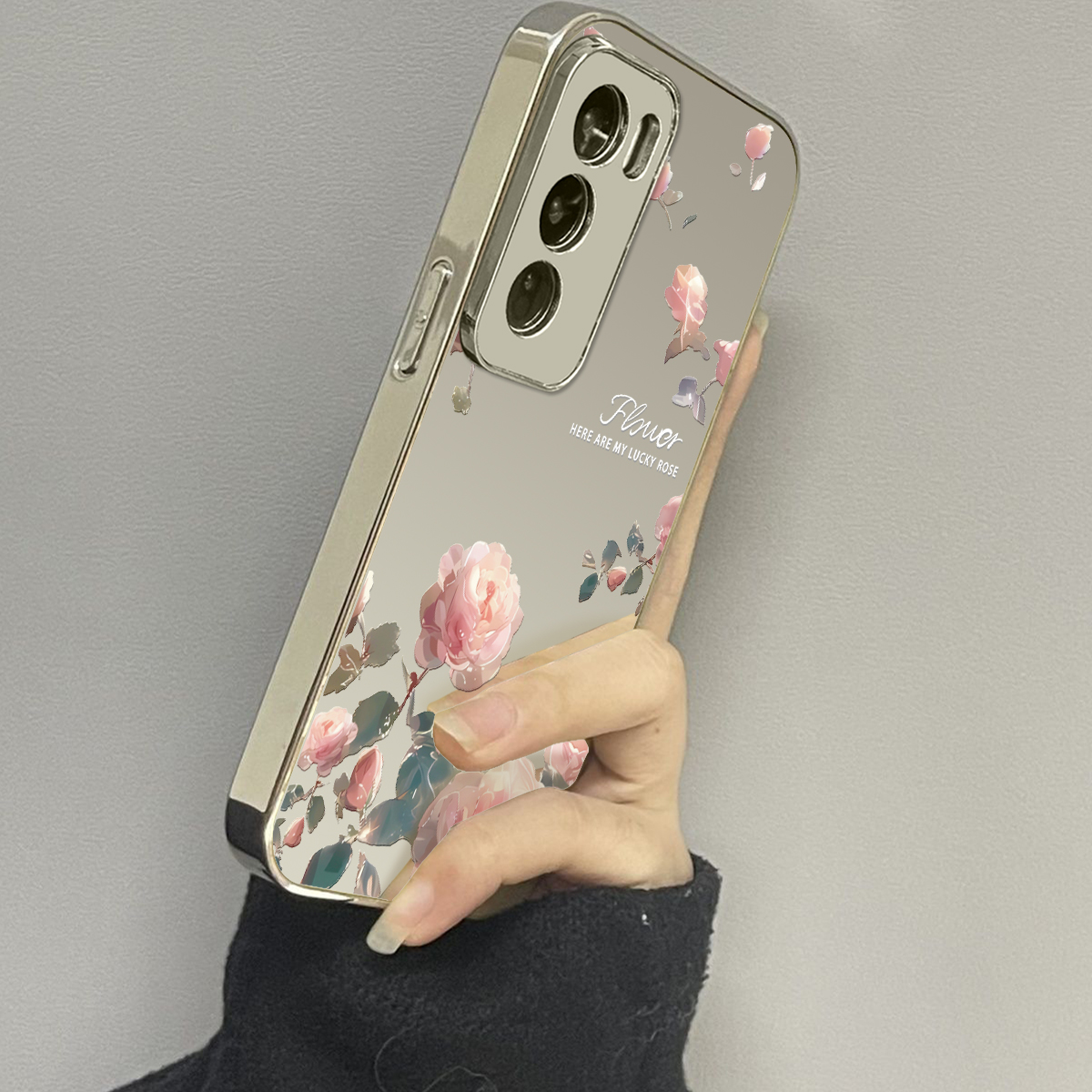 opporeno12手机壳镜面新款