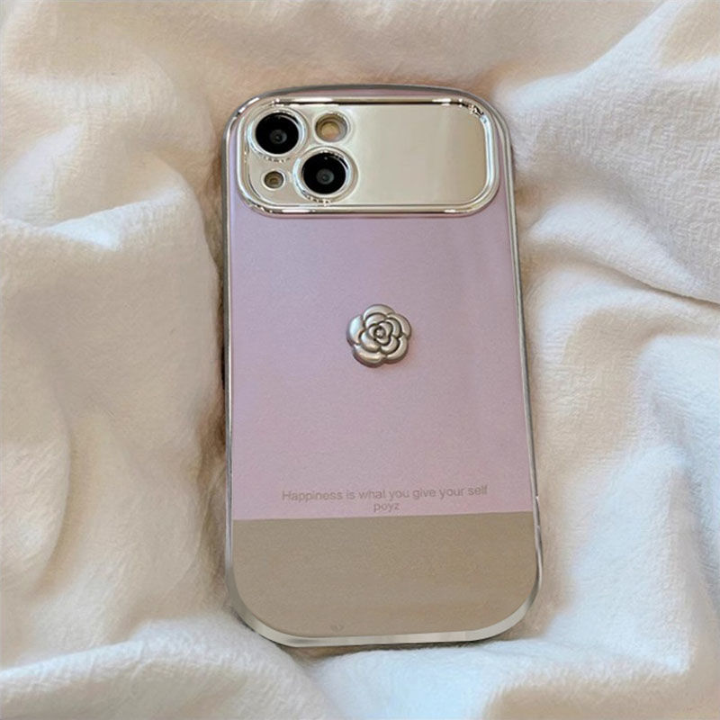 oppoReno11保护壳防摔创意山茶花