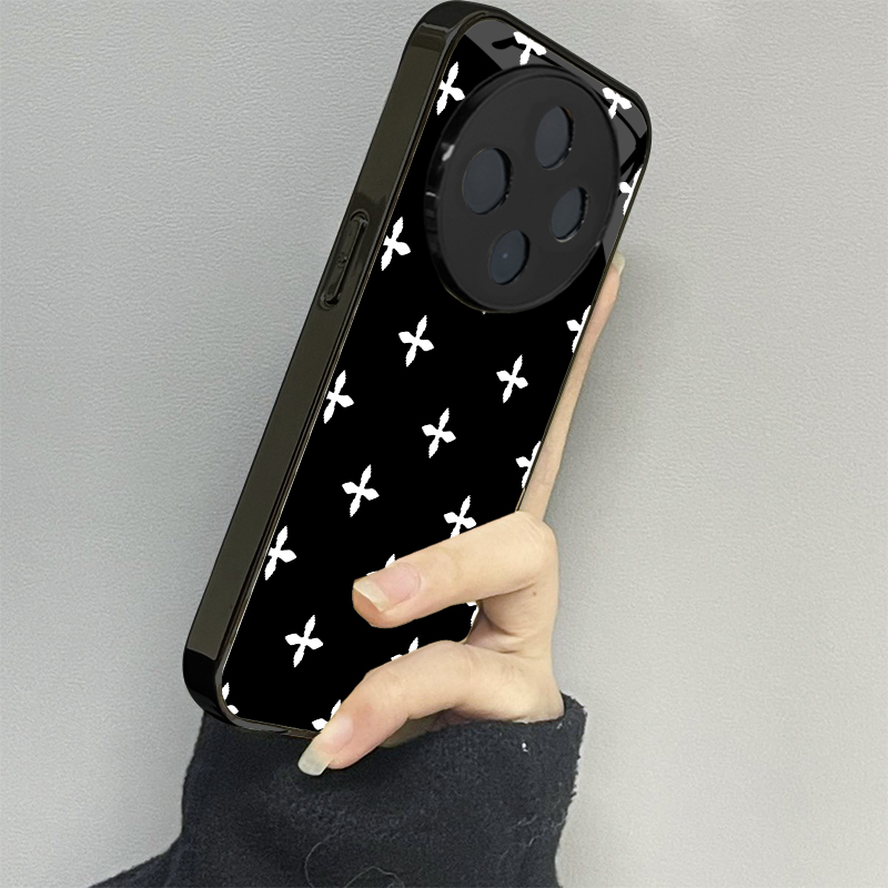 白十字花适用oppoa5pro手机壳a3a2新款a1a55a56a57a58a72a93防摔a53s男一加ace5女款2v13情侣oneplus12套11