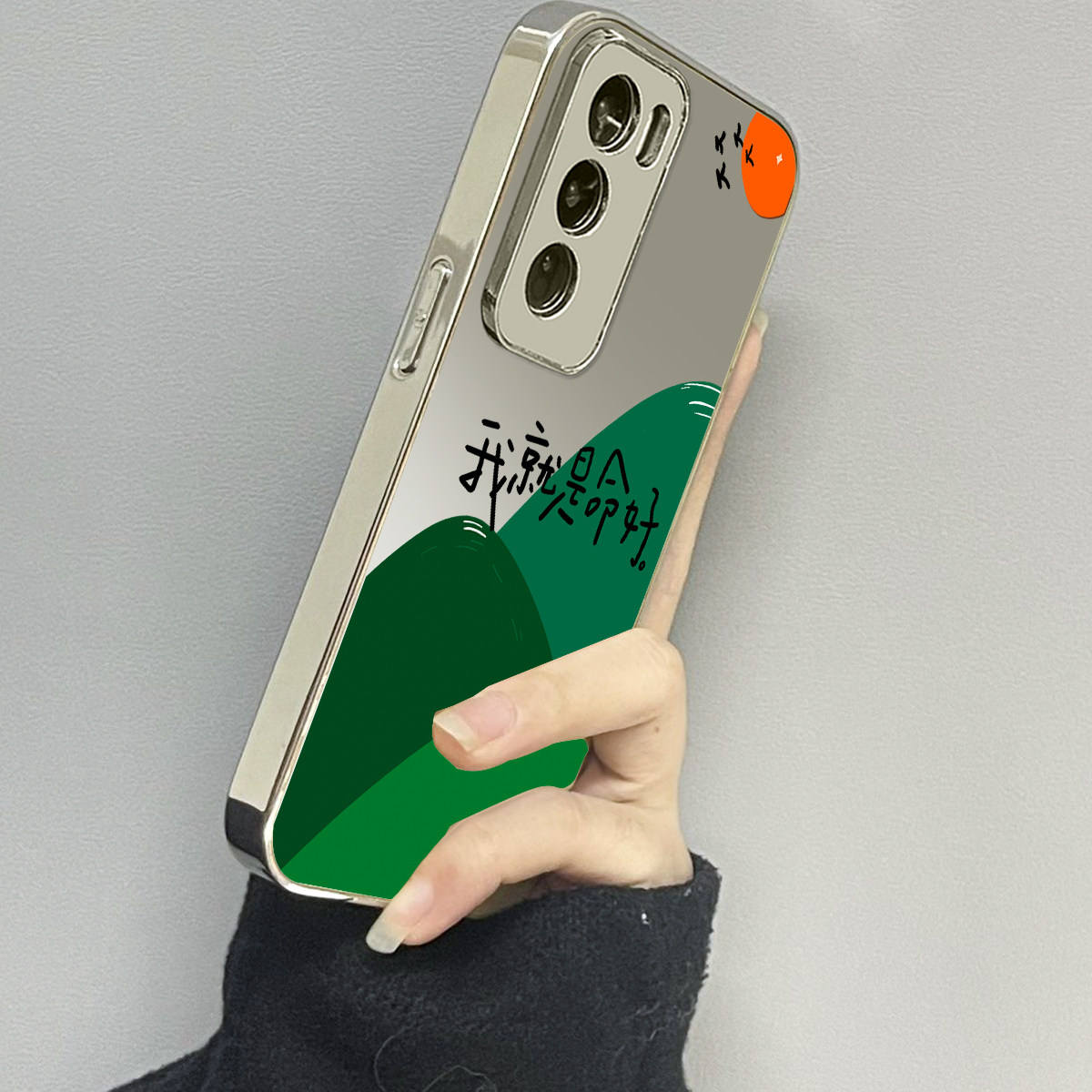 opporeno12镜面新款手机壳