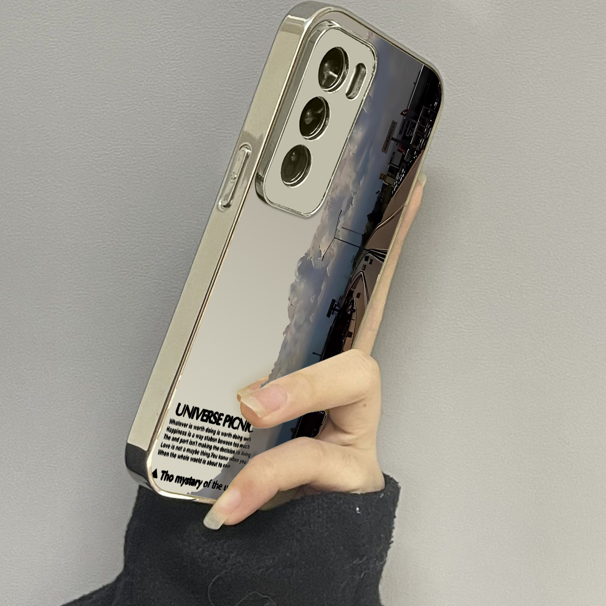 opporeno12镜面新款手机壳