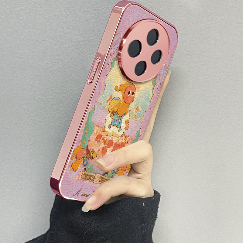 骑羊小人适用oppoa5pro手机壳a3a2新款a1a55a56a57a58a72a93防摔a53s男一加ace5女款2v13情侣oneplus12套11