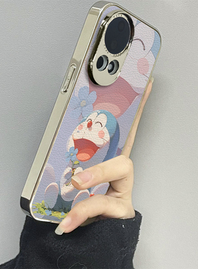 开心哆啦适用华为nova14手机壳nova12ultra新款11活力版13nova10se皮质12pro防摔9男8女款7se情侣6至尊版5g套