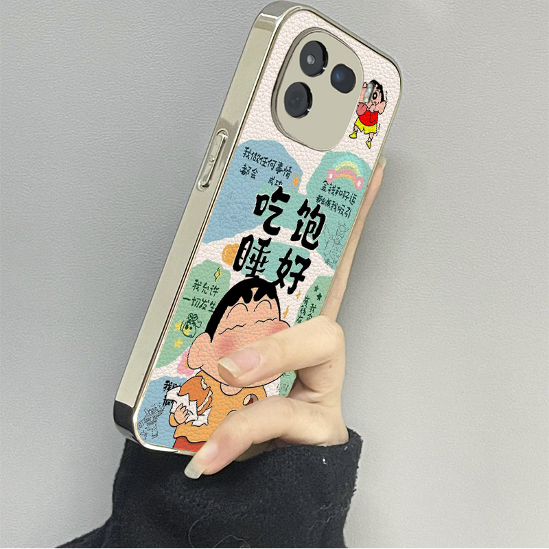 吃饱睡好适用vivoiqoo13手机壳11iqoo12新款10iqooneo9neo8pro男iqoou3x7se女款6情侣iqooz3z5x套z8x9turbo