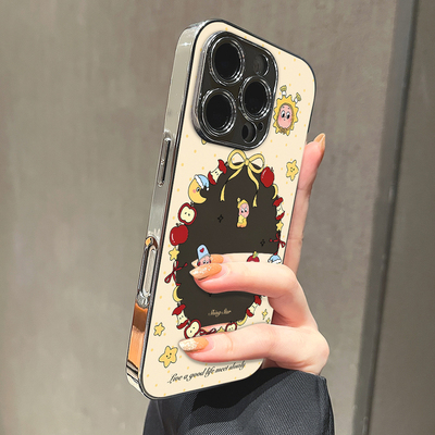 星星小孩适用苹果16promax手机壳iPhone17pro新款15防摔14镜面13男12xsmax女款11iphonexr情侣3se2套x78plus