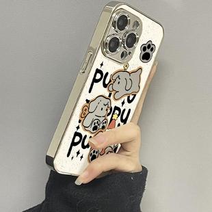 酣睡小猪适用苹果16promax手机壳iPhone15pro新款14防摔13镜面12男11xsmax女款iphonexr情侣3se2套x78plus