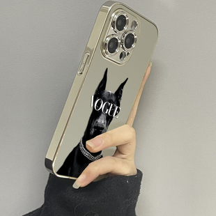 链条杜宾适用vivox200promini手机壳x100s新款 vivox70y78 y77e男y53s女款 vivos20s19s16s18s17t x90pro至尊版