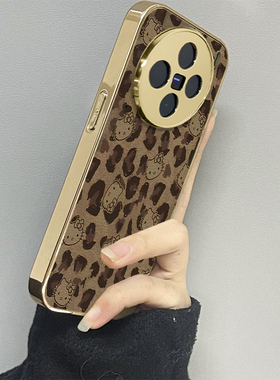满屏豹纹适用vivox200promini手机壳x100ultra新款90s80至尊版70pro12男60vivos30s20女款17t19情侣18e16套15