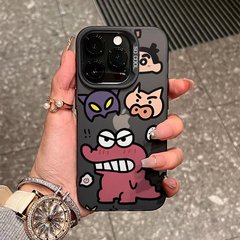 苹果15promax防摔手机壳蜡笔小新