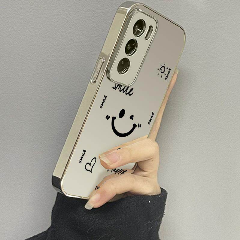 opporeno12镜面个性手机壳