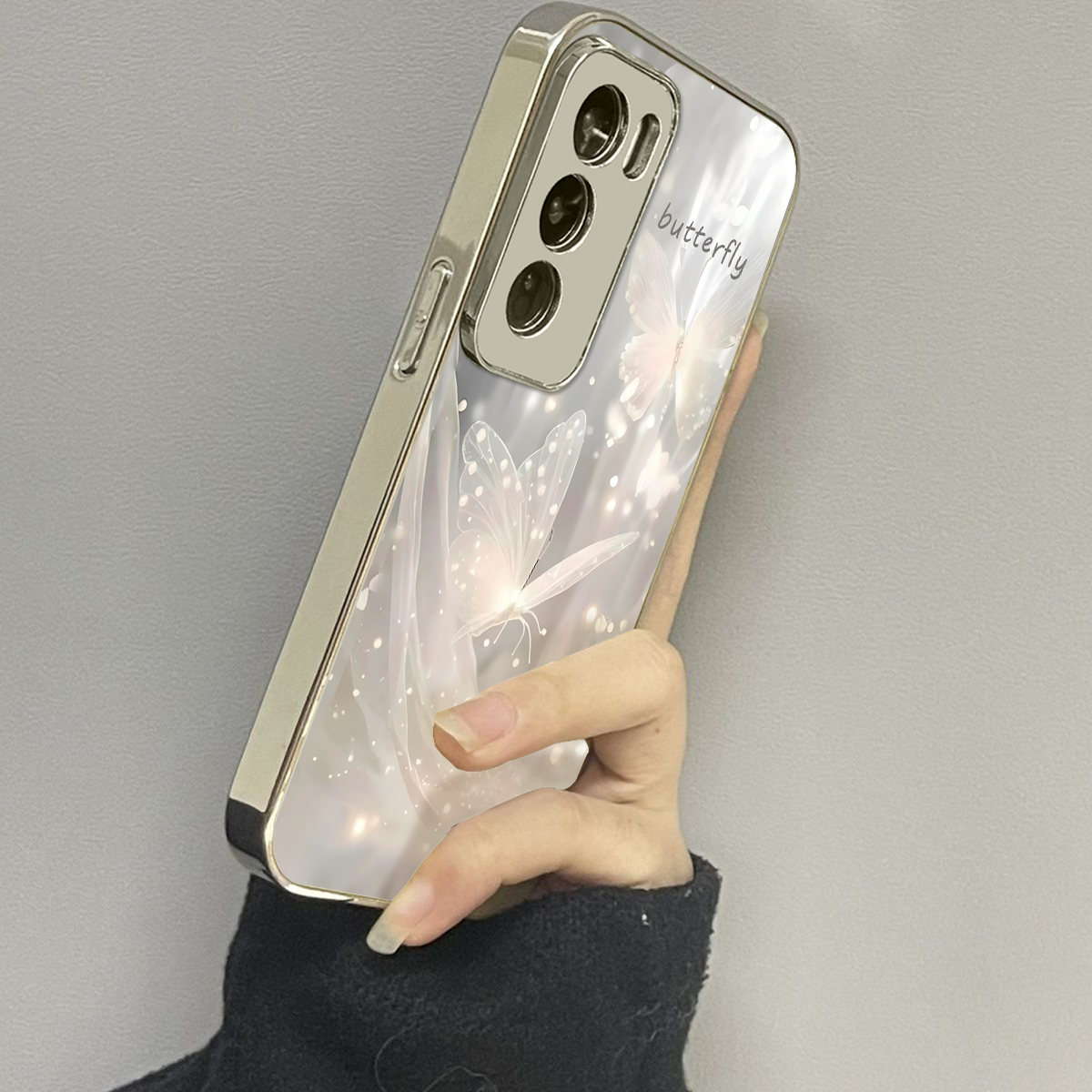 opporeno12镜面新款手机壳