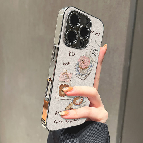 下午茶点适用opporeno14手机壳reno13新款12oppofindx8x6x7ultra6防摔5k10pro+9男8女款7情侣3k12x套oppok9s - 封面