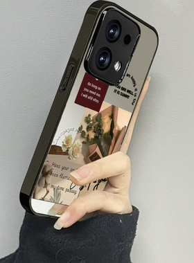 玫瑰花束适用opporeno14手机壳reno13新款12oppofindx8x6x7ultra6防摔5k10pro+9男8女款7情侣3k12x套oppok9s