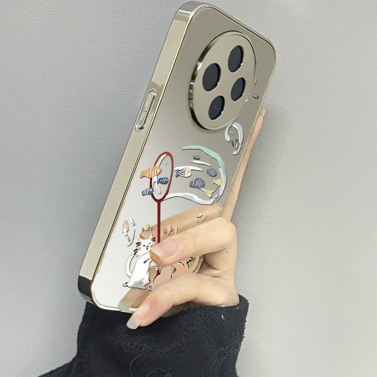 适用oppoa5pro手机壳可爱镜面