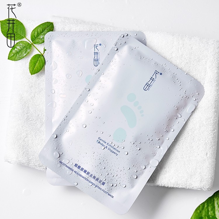 花井田烟酰胺足膜去死皮角质温和补水保湿脚膜正品