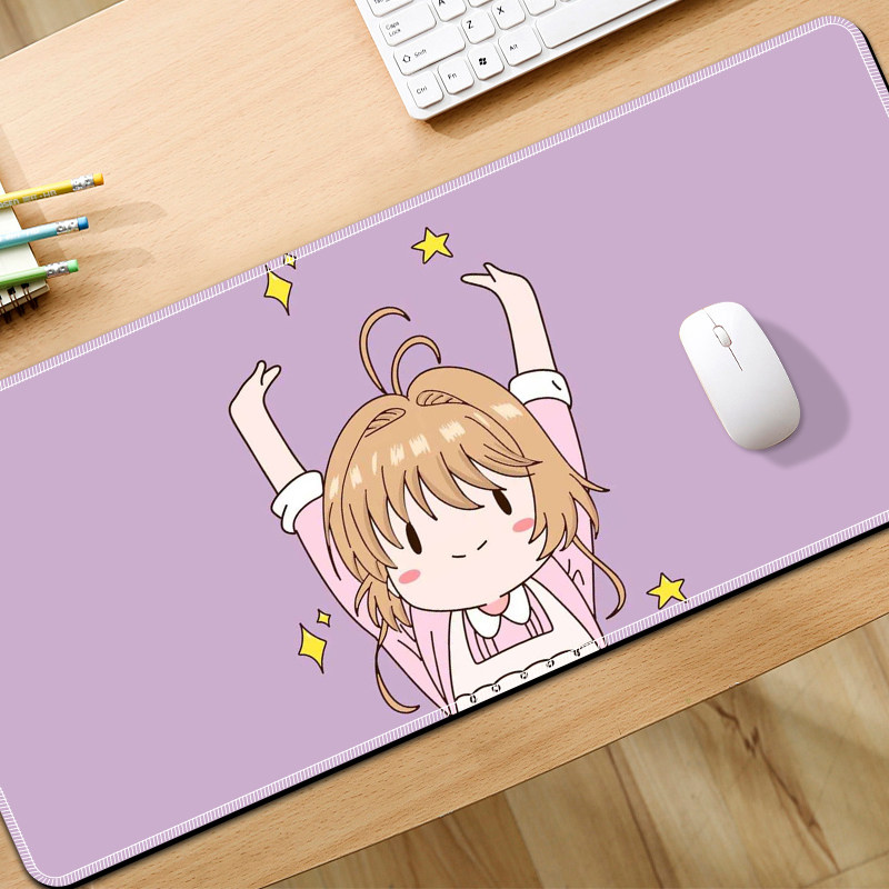 电脑鼠标垫超大 个性创意女护腕桌垫学生写字桌面办公电脑垫苹果