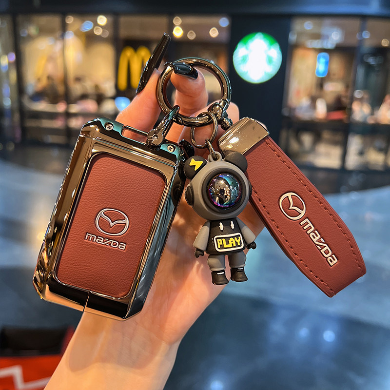 适用2025款马自达EZ-60钥匙套套马自达EZ6汽车改装遥控保护皮套扣