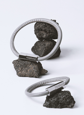 FEIBRAND长白沉睡的山神香薰香味真皮手链/圆情侣套装百搭饰品