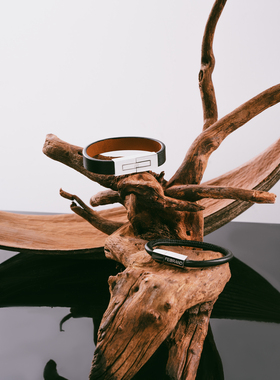 FEIBRAND阴阳暮其圆香味香薰手链/方圆男女情侣礼物百搭饰品