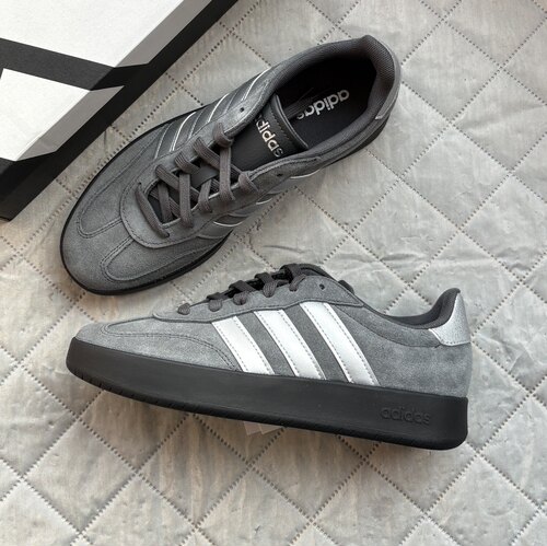 adidas BARREDA DECODE男子潮流百搭舒适灰色运动T头鞋板鞋KH6999