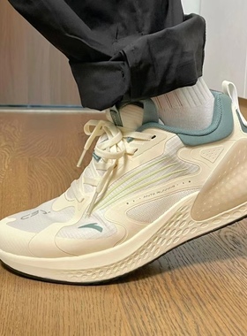 安踏C37+ 软底跑步鞋男子冬季新款减震跳绳鞋休闲耐磨运动鞋