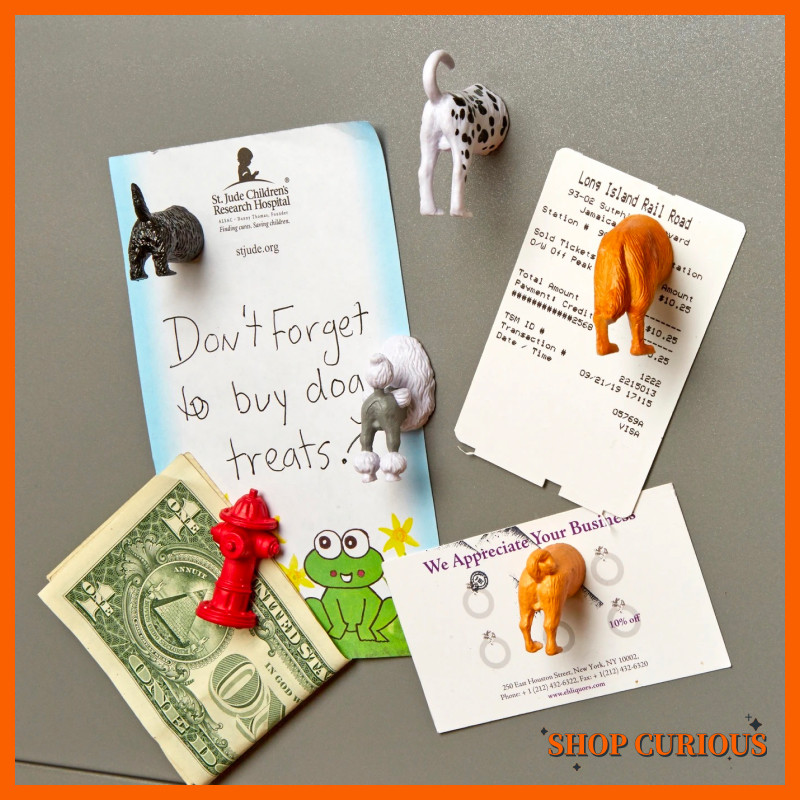 [WONDERFUL STORE] 아메리칸 키커랜드 고양이와 개 엉덩이 냉장고 자석 요가 고양이 웃긴 고양이 자석
