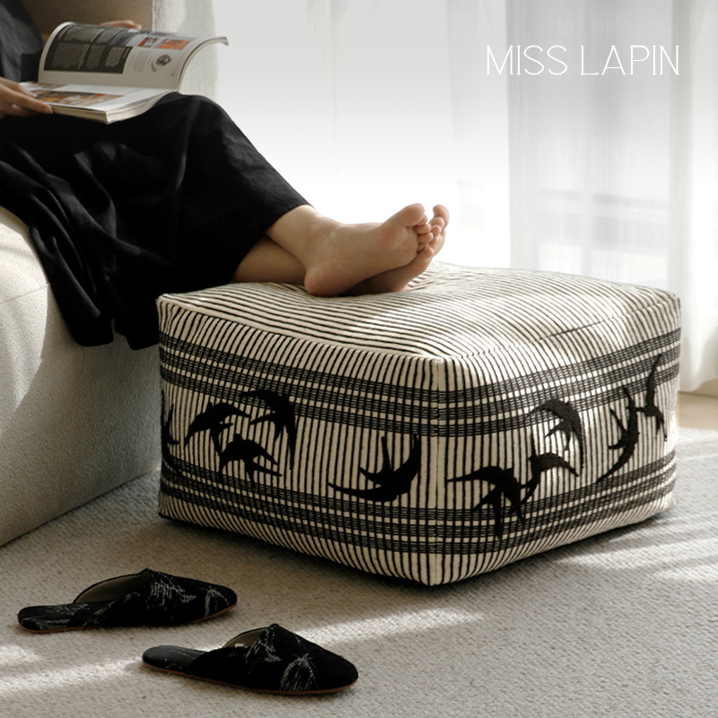 澜品『燕归栖』黑白中式坐墩