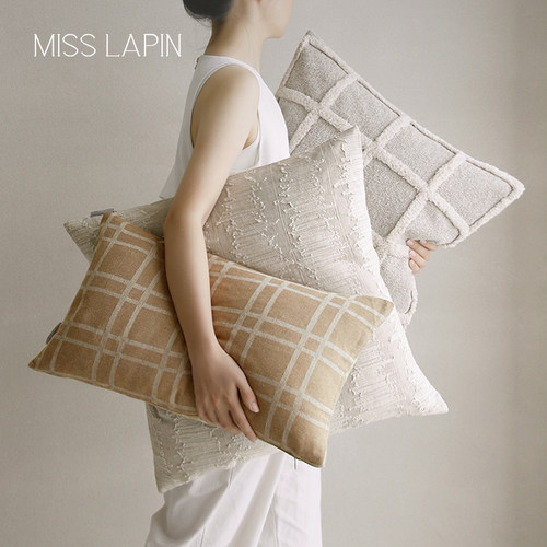 澜品『落日出逃』亚麻绣线抱枕