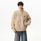 25秋新款美式重磅座山蟒夹克男女1308JK2681P70，男装皮衣，星座1308