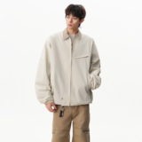 25秋新款工装美式复古夹克宽松翻领外套ZJK684P75，男装夹克，星座1308