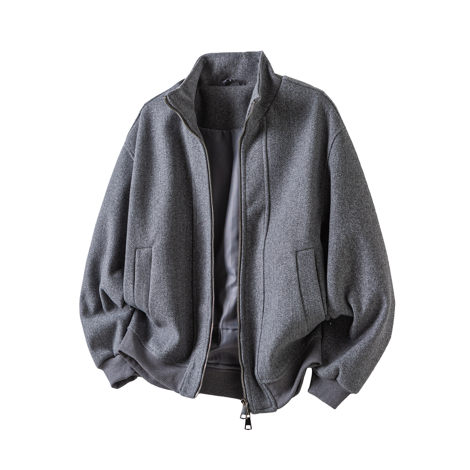 26新款金属拉链呢料夹克外套JK694P70，男装夹克，星座1308