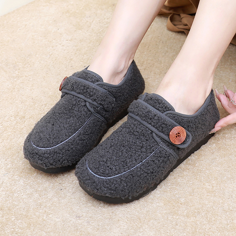 老北京布鞋女冬季加绒加厚保暖鞋